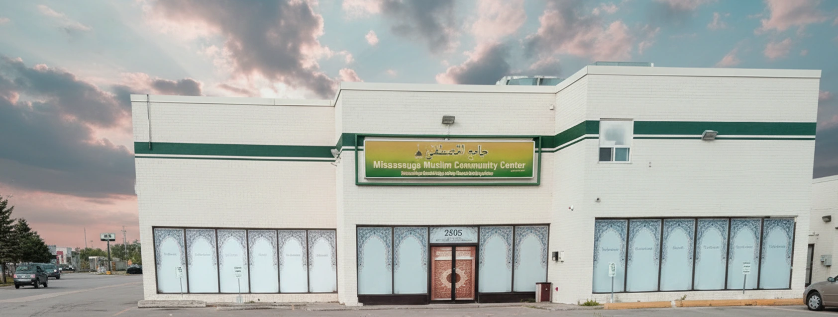 Exterior view of Missisuaga Muslim Community Centre Mississauga building